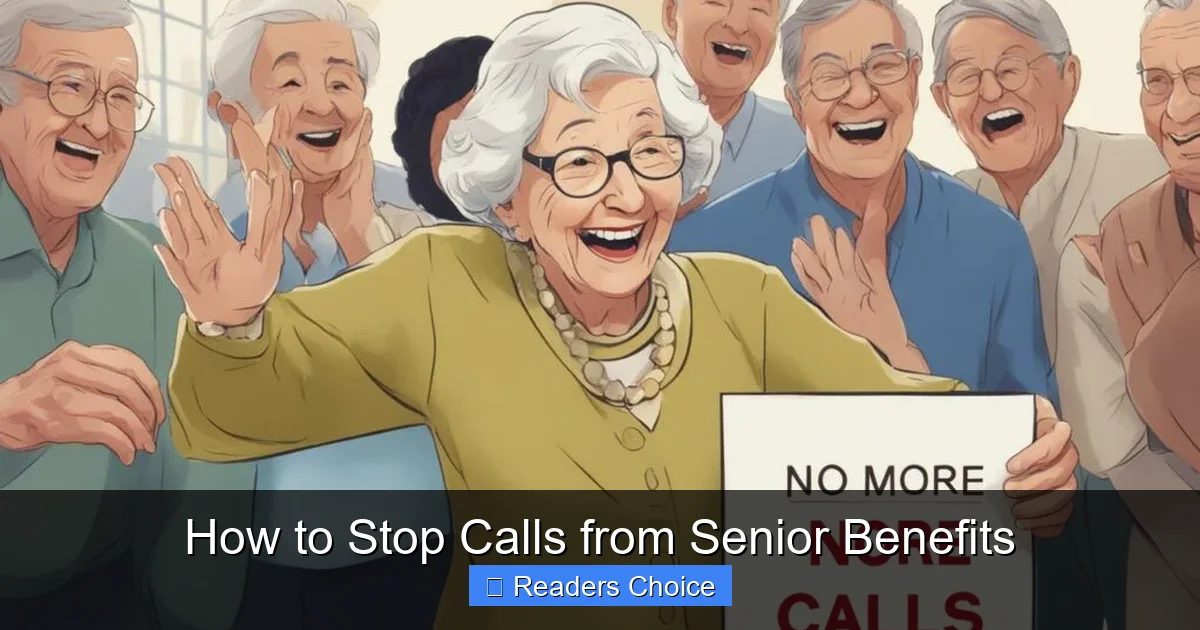 How to Stop Calls from Senior Benefits