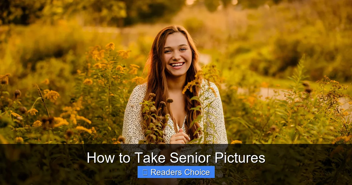 How to Take Senior Pictures