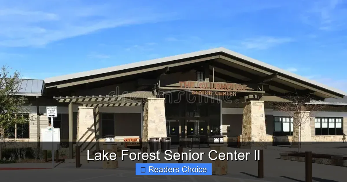 Lake Forest Senior Center Il