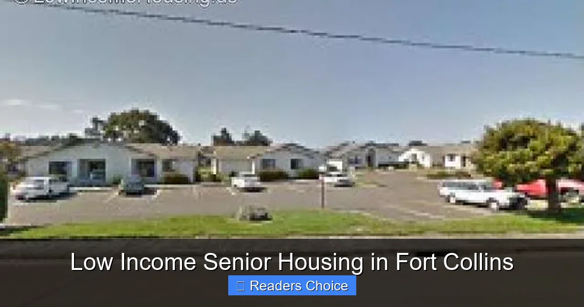Low Income Senior Housing in Fort Collins