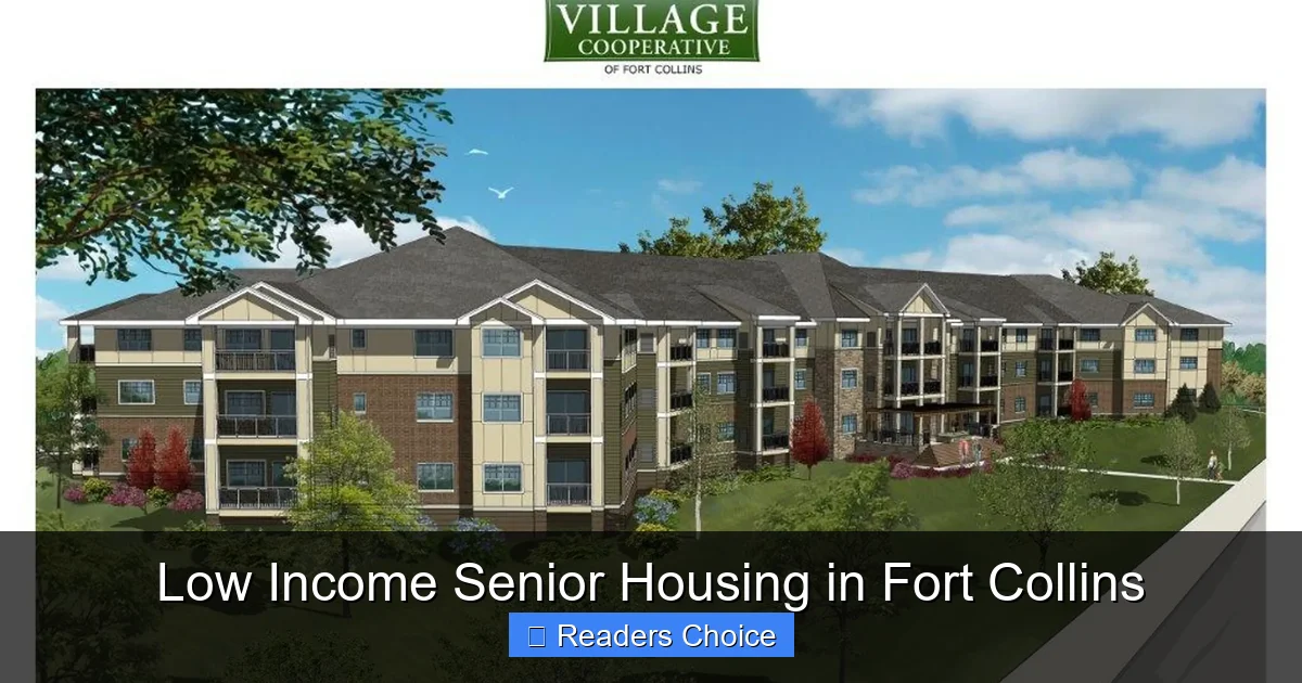 Low Income Senior Housing in Fort Collins