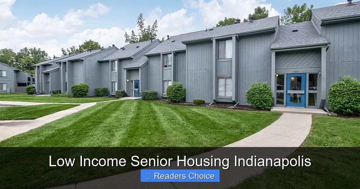 Low Income Senior Housing Indianapolis