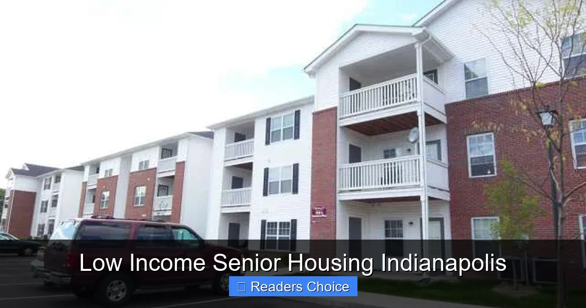Low Income Senior Housing Indianapolis