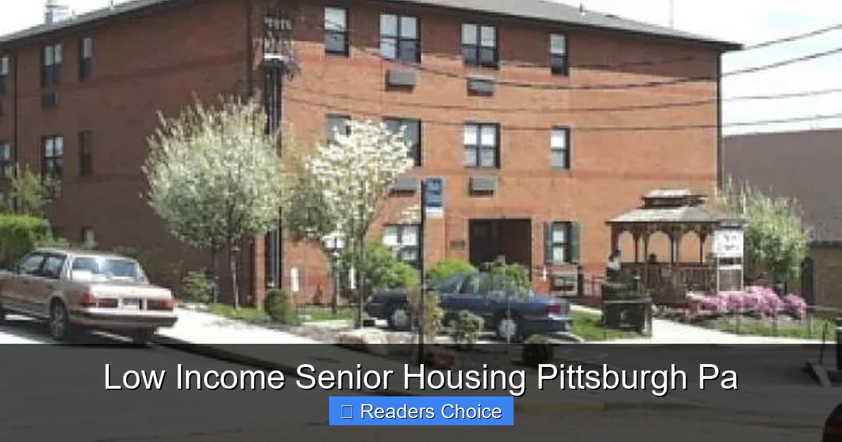 Low Income Senior Housing Pittsburgh Pa
