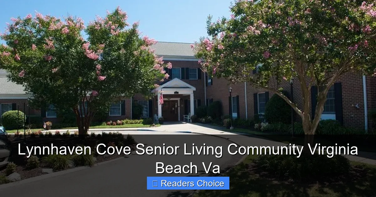Lynnhaven Cove Senior Living Community Virginia Beach Va