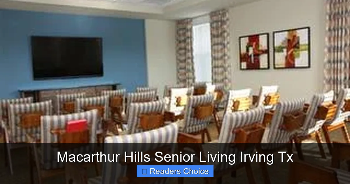 Macarthur Hills Senior Living Irving Tx