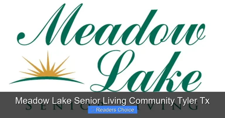 Meadow Lake Senior Living Community Tyler Tx