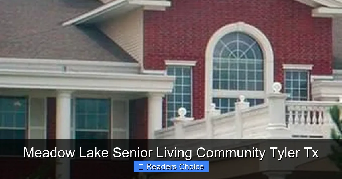 Meadow Lake Senior Living Community Tyler Tx
