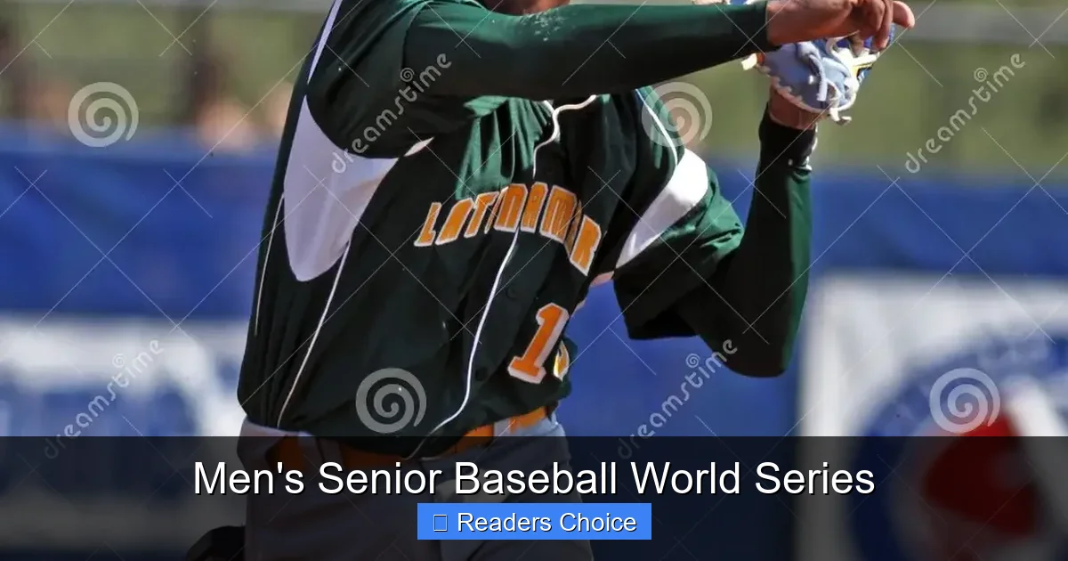 Men's Senior Baseball World Series