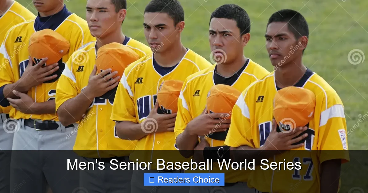 Men's Senior Baseball World Series