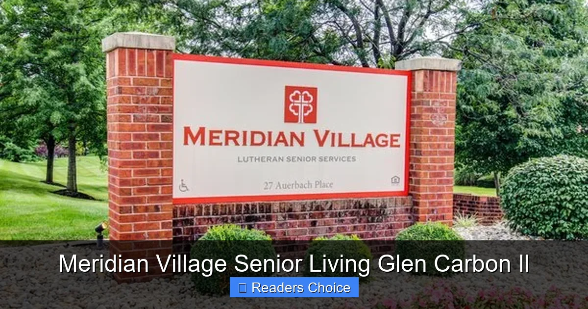 Meridian Village Senior Living Glen Carbon Il