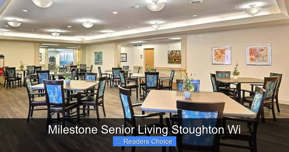 Milestone Senior Living Stoughton Wi