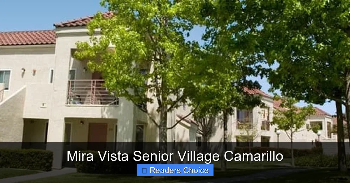 Mira Vista Senior Village Camarillo