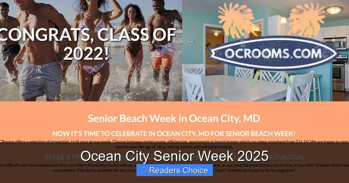 Ocean City Senior Week 2025
