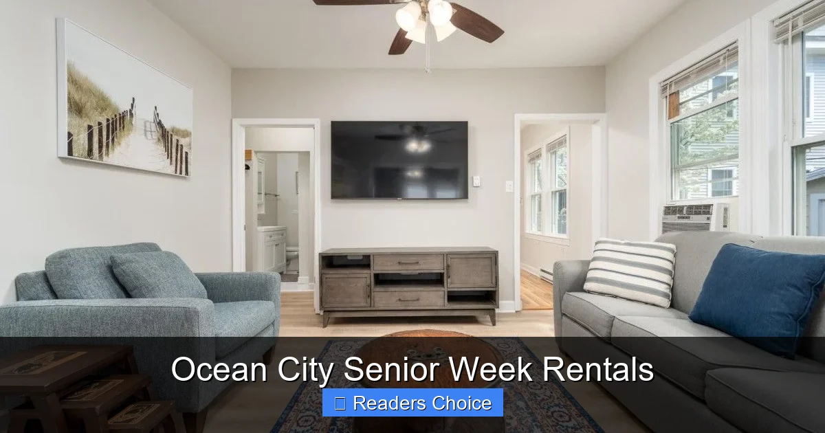 Ocean City Senior Week Rentals