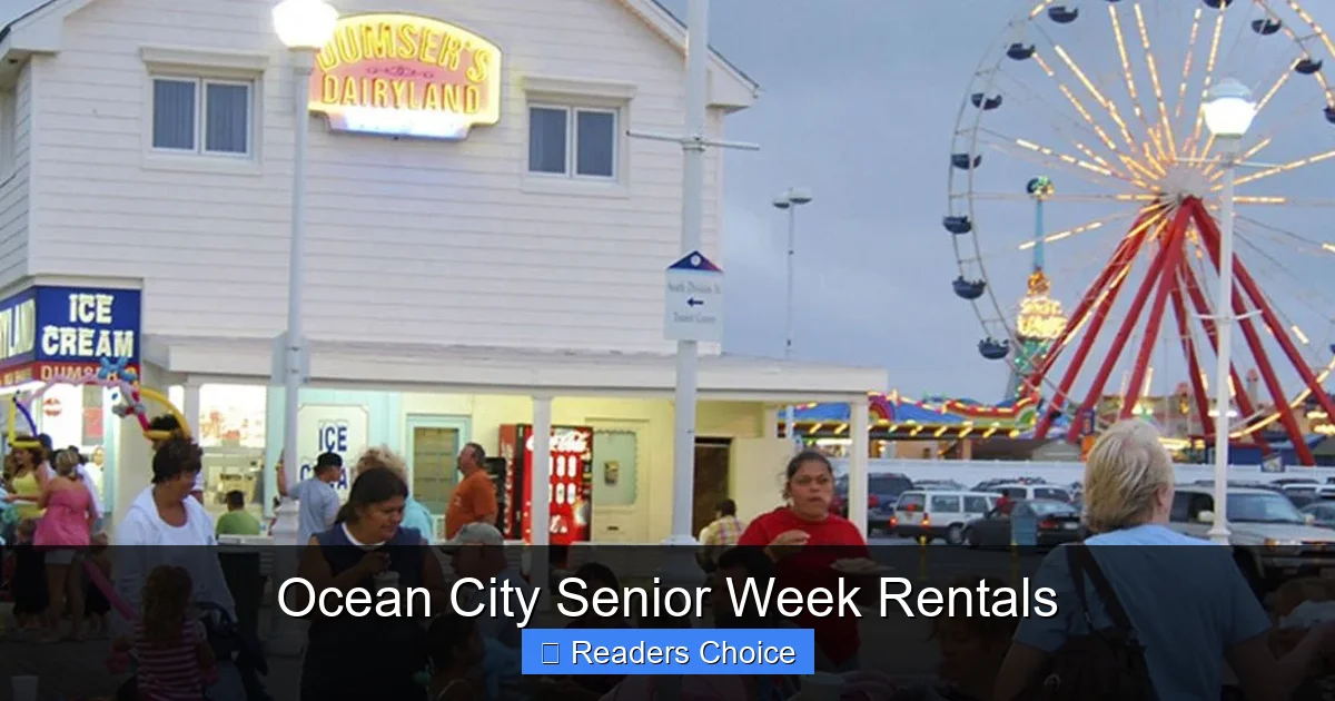 Ocean City Senior Week Rentals