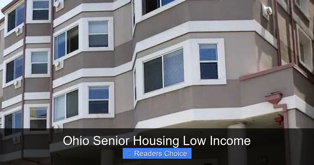 Ohio Senior Housing Low Income