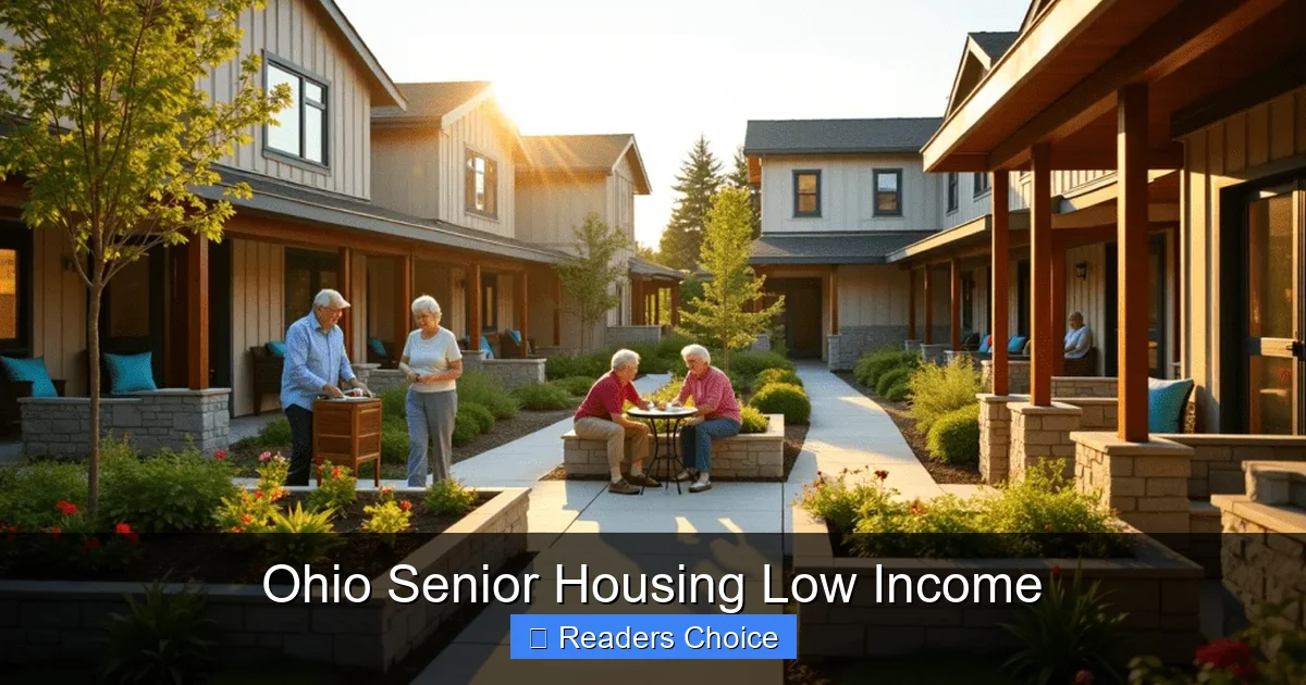 Ohio Senior Housing Low Income