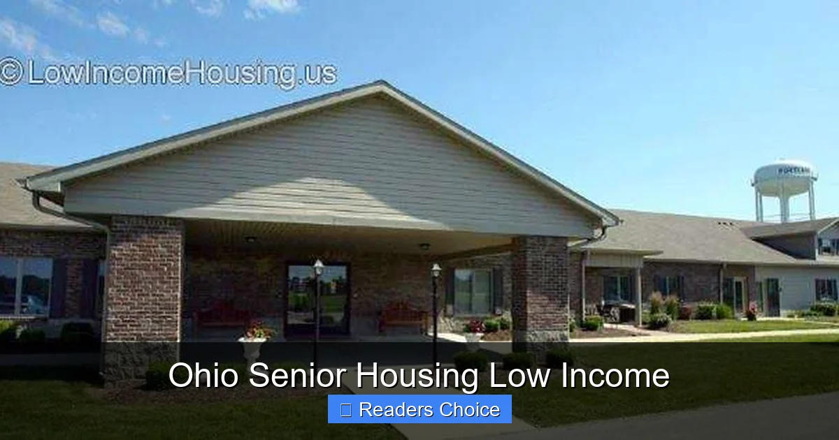 Ohio Senior Housing Low Income