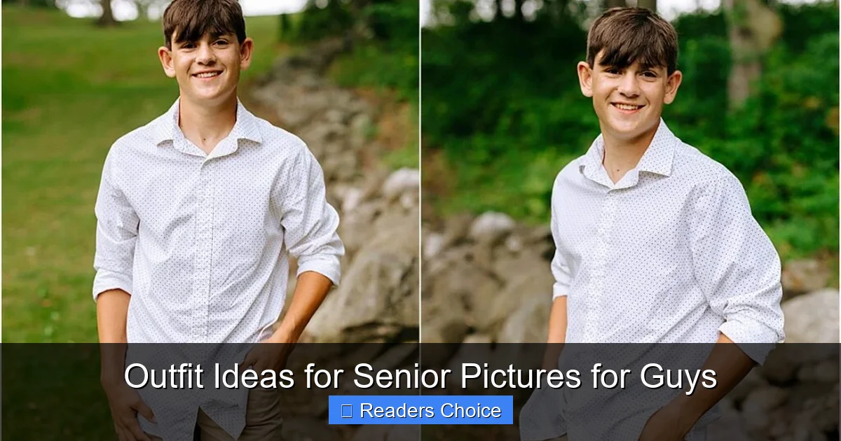 Outfit Ideas for Senior Pictures for Guys