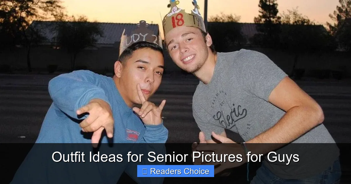 Outfit Ideas for Senior Pictures for Guys