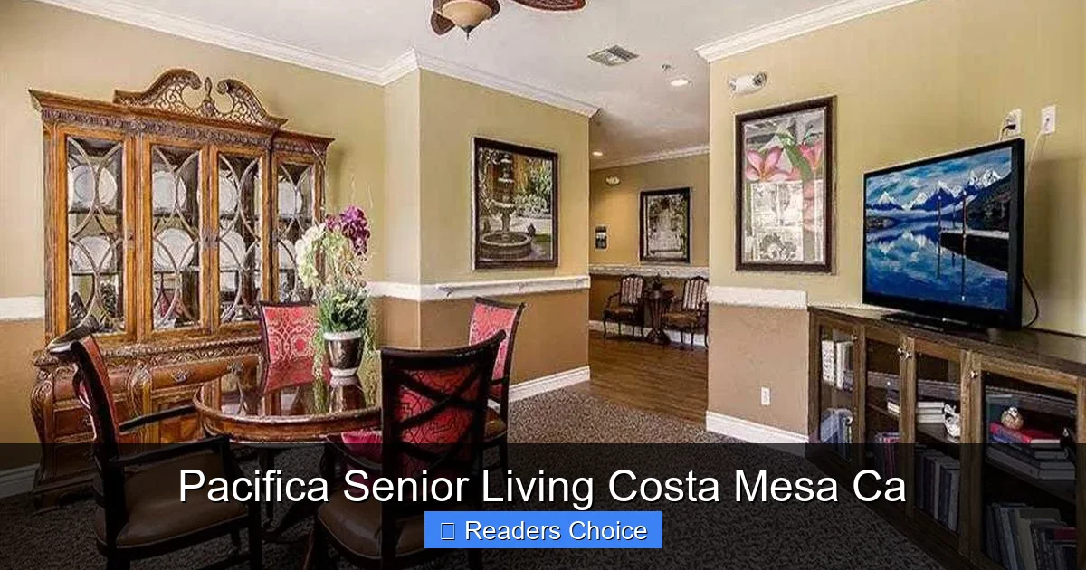 Pacifica Senior Living Costa Mesa Ca