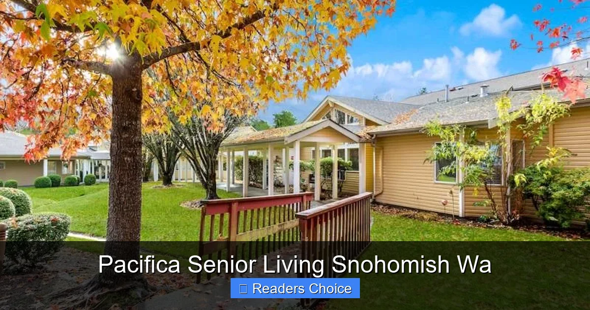 Pacifica Senior Living Snohomish Wa