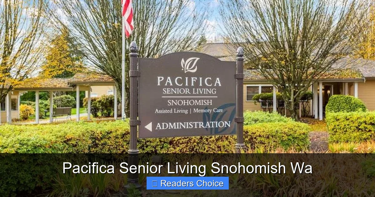 Pacifica Senior Living Snohomish Wa