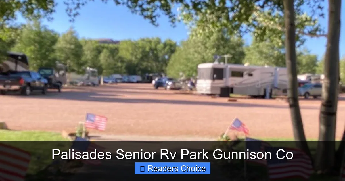 Palisades Senior Rv Park Gunnison Co