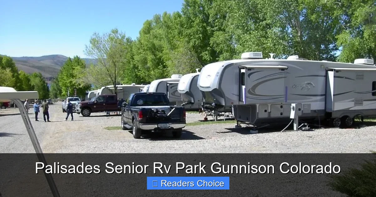 Palisades Senior Rv Park Gunnison Colorado