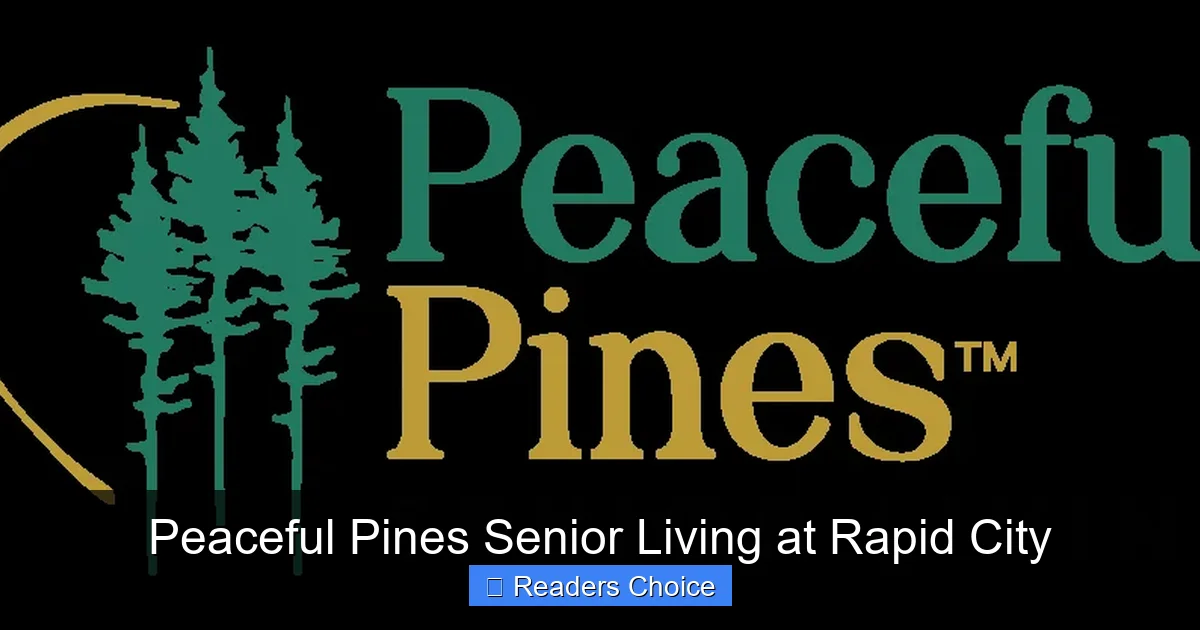 Peaceful Pines Senior Living at Rapid City