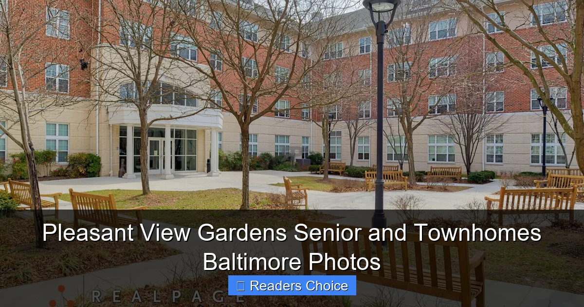 Pleasant View Gardens Senior and Townhomes Baltimore Photos