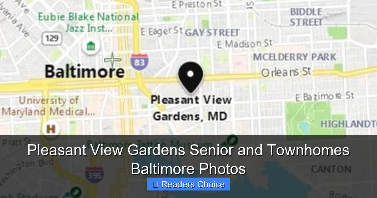 Pleasant View Gardens Senior and Townhomes Baltimore Photos