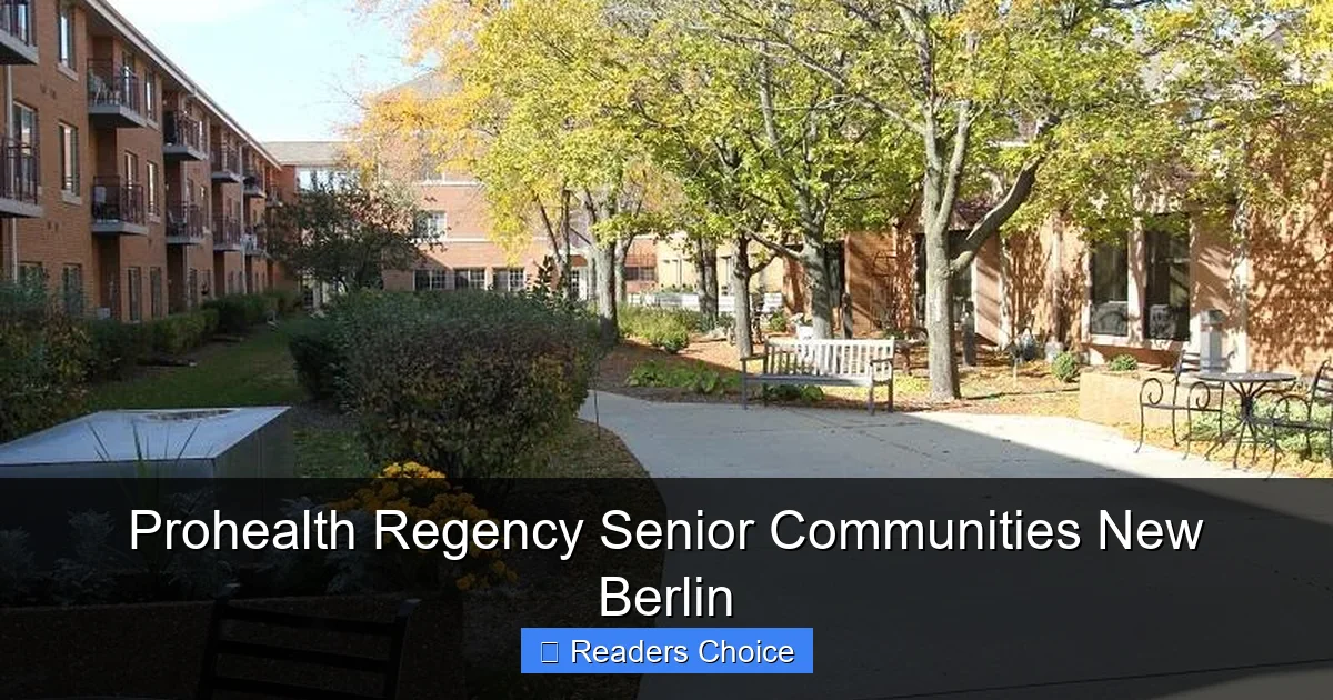 Prohealth Regency Senior Communities New Berlin