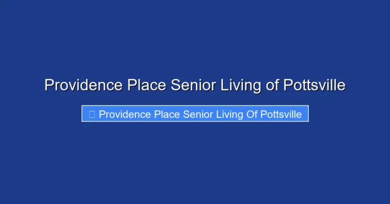 Providence Place Senior Living of Pottsville