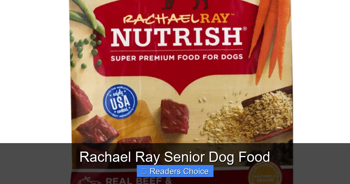 Rachael Ray Senior Dog Food