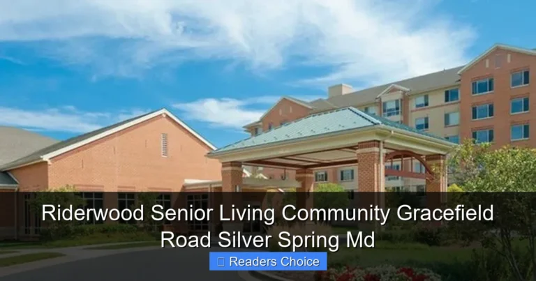 Riderwood Senior Living Community Gracefield Road Silver Spring Md