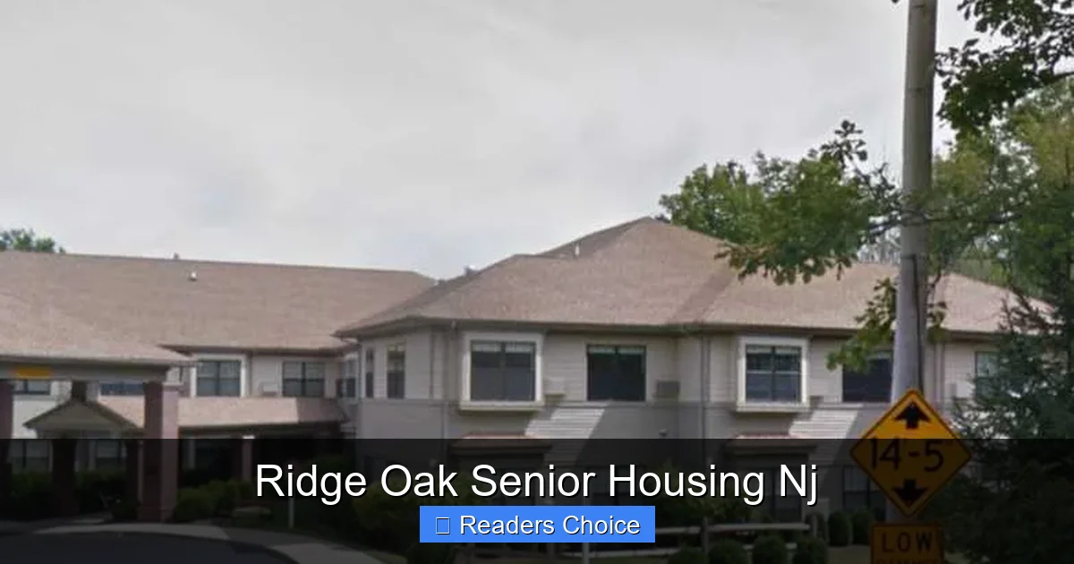 Ridge Oak Senior Housing Nj