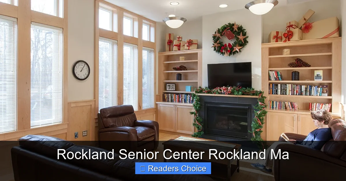 Rockland Senior Center Rockland Ma