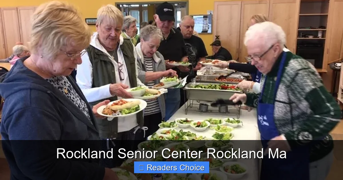 Rockland Senior Center Rockland Ma