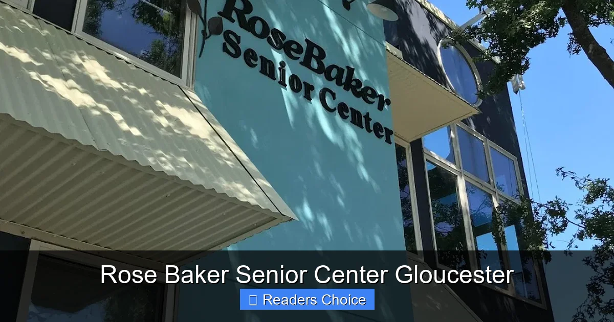Rose Baker Senior Center Gloucester