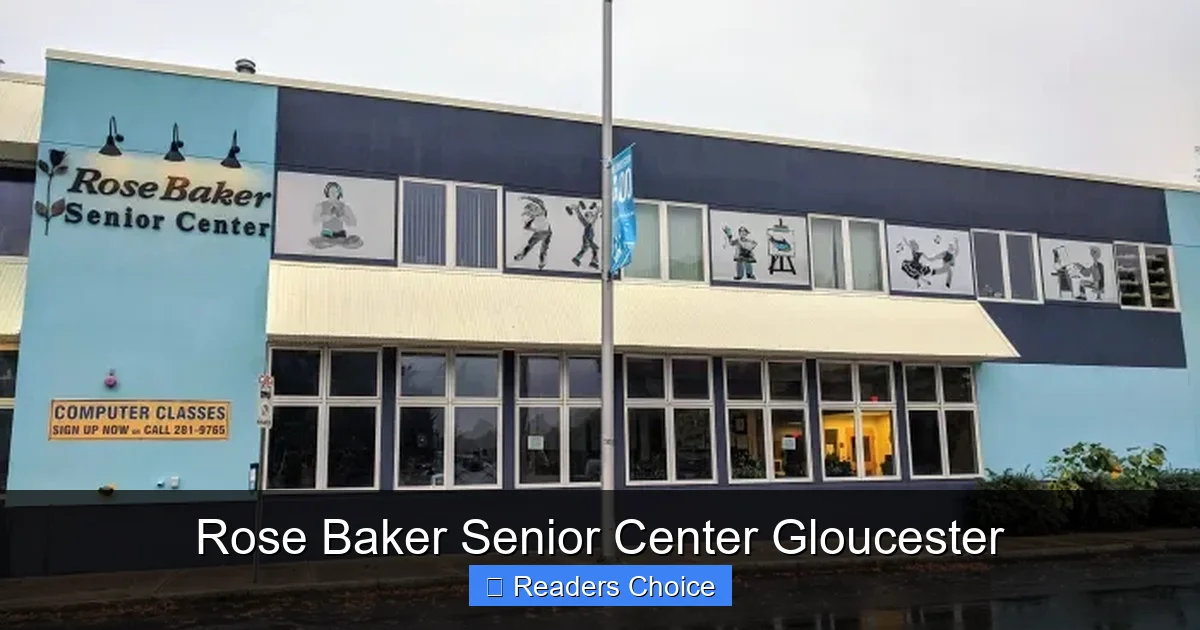 Rose Baker Senior Center Gloucester