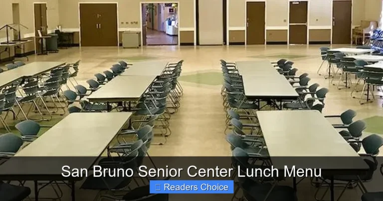 San Bruno Senior Center Lunch Menu
