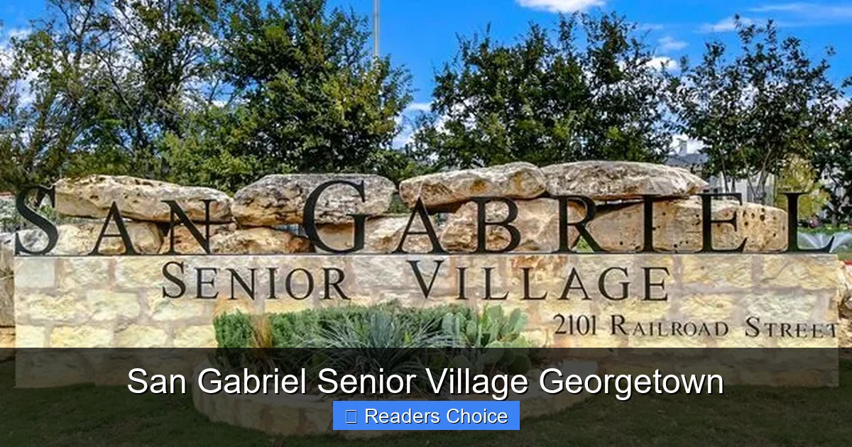 San Gabriel Senior Village Georgetown