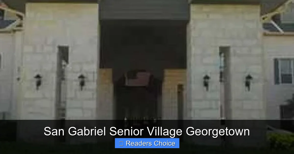 San Gabriel Senior Village Georgetown