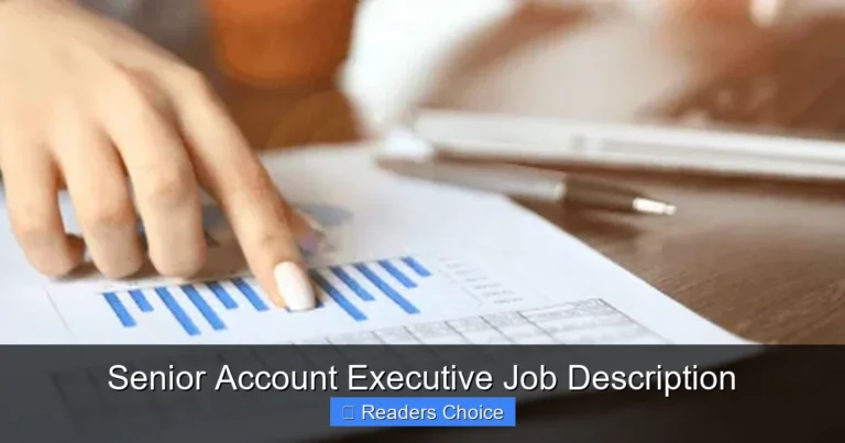 Senior Account Executive Job Description