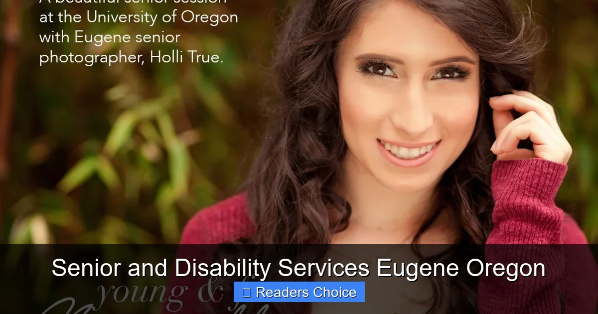 Senior and Disability Services Eugene Oregon