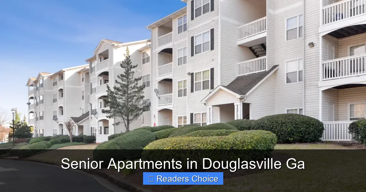 Senior Apartments in Douglasville Ga