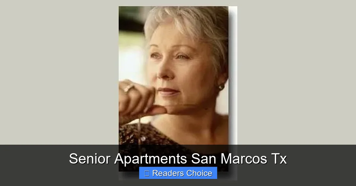 Senior Apartments San Marcos Tx