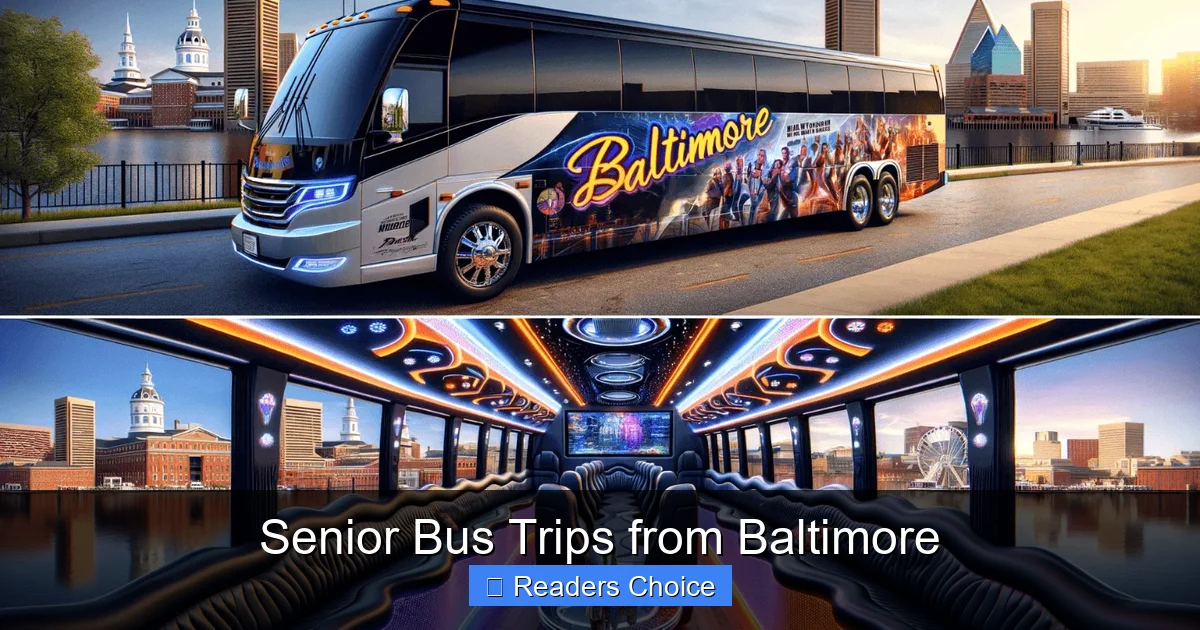 Senior Bus Trips from Baltimore